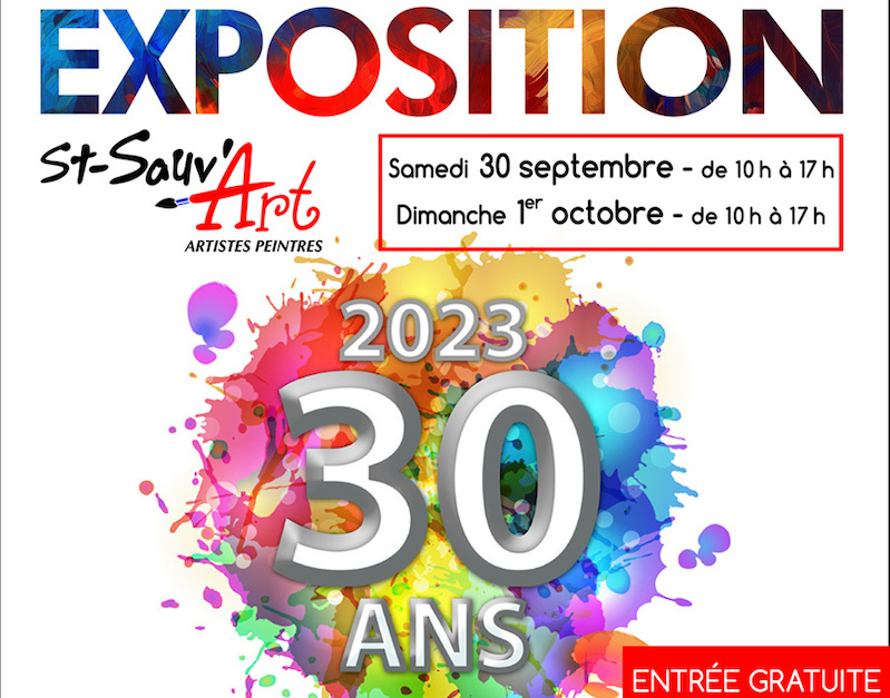 Exposition St-Sauv'Art à Saint-Sauveur